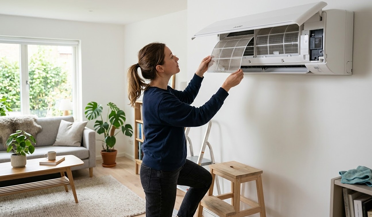 Zelf airco onderhouden door filters schoon te maken